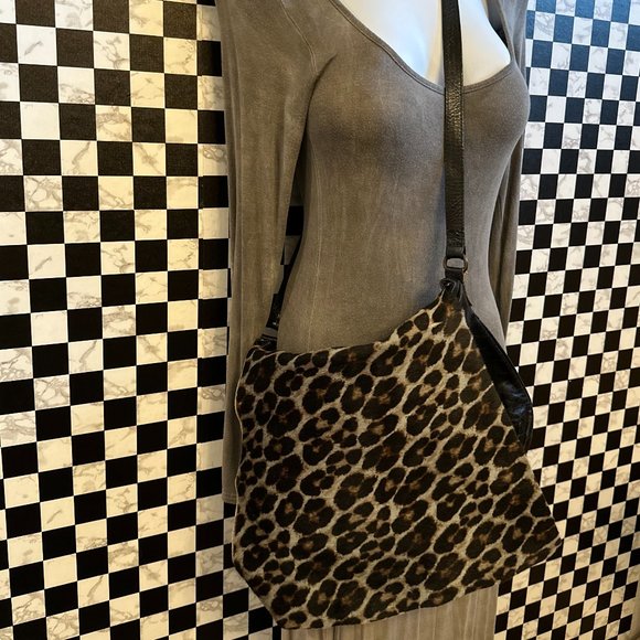 NEW MAURIZIO TAIUTI made in ITALY leather CHEETAH Bag Purse AUTHENTIC - Picture 1 of 7